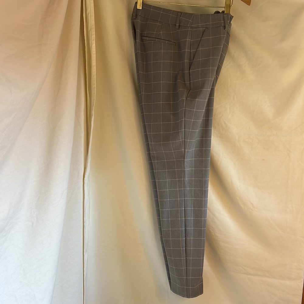 Euc Express Stretch Columnist Ankle Size 4r Gray … - image 2